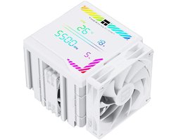 Thermalright Peerless Assassin 140 Digital White TL-D14CW Intel-AMD compatibele luchtkoeler met 6 x 6mm warmtepijpen