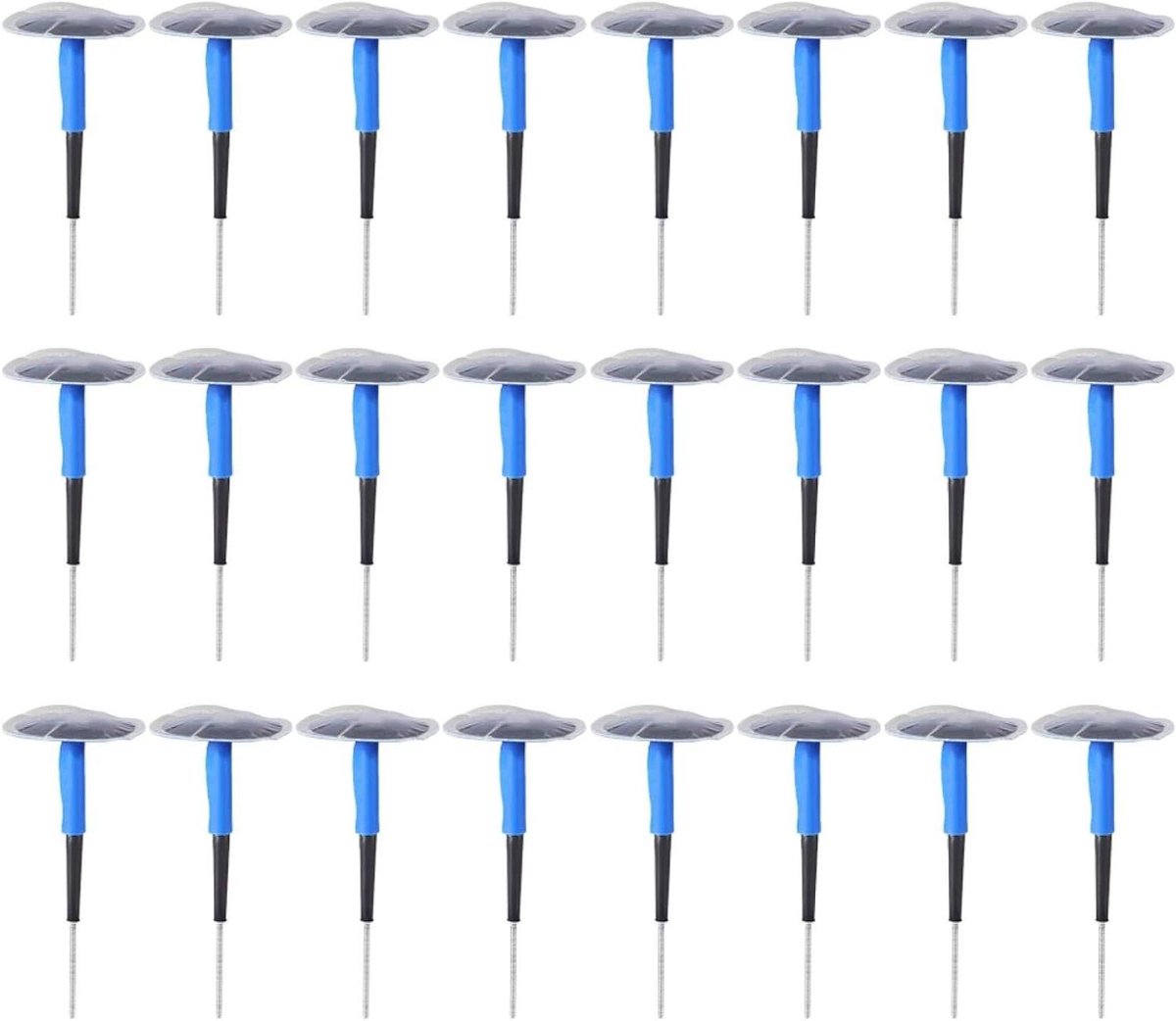 Cosensi - Universele bandenpech reparatie paddenstoel set (24 stuks, 36 4mm) - Auto motorfiets - Acryl - 7FVY Plug Patch Gum