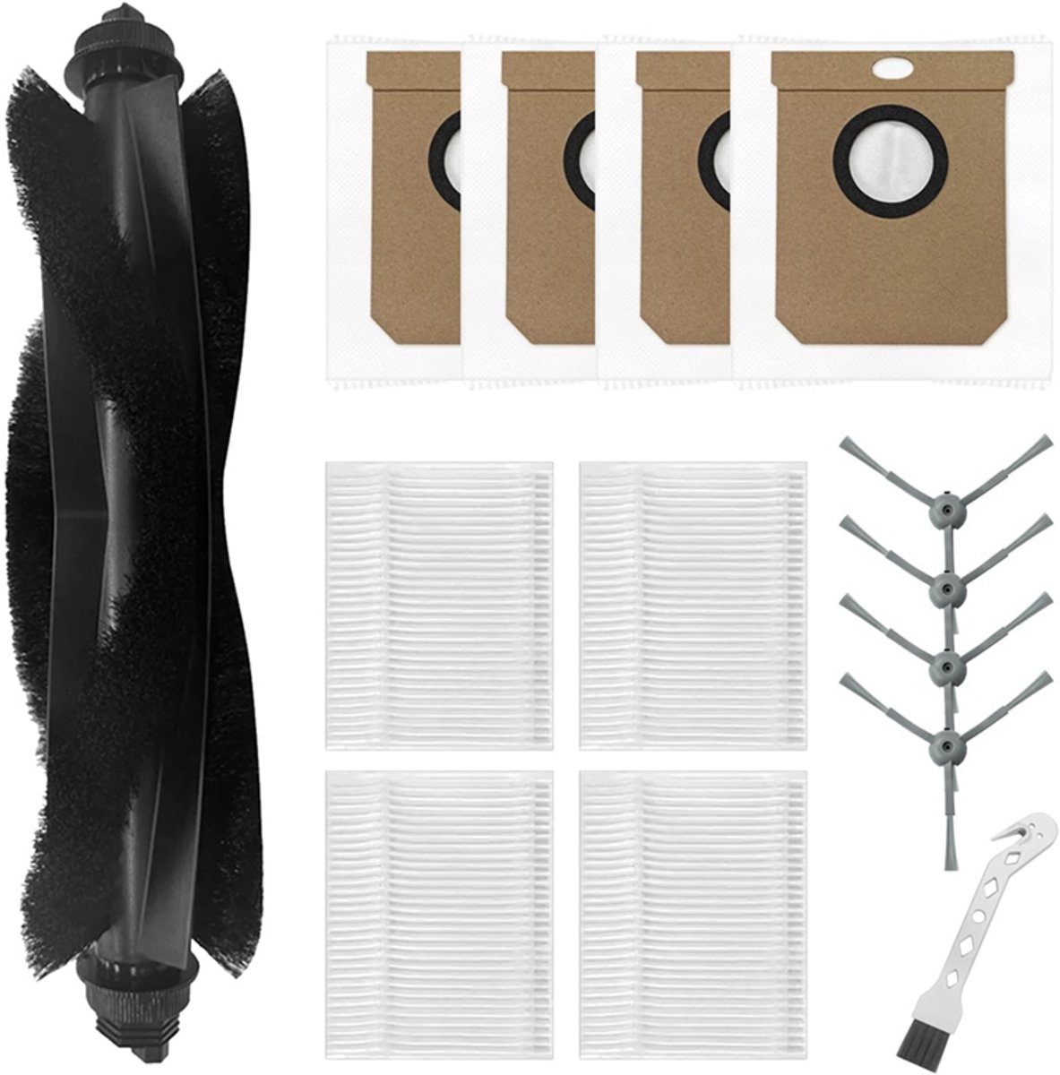14 stuks Accessoireset - Geschikt voor Eufy G50 - G50 Hybrid - L60 - L60 SES - L60 Hybrid - L60 Hybrid SES - L50 - L50 Ses - Onderdelen - voor robotstofzuiger - Vervangingsonderdelen