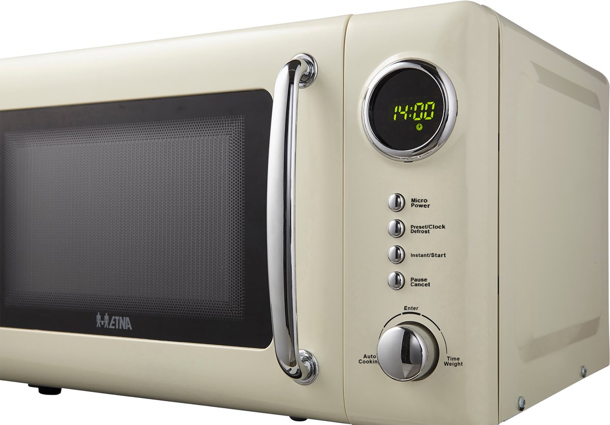 ETNA SMV620BEI Retro Magnetron - 20 liter - Compact, Stijlvol en Efficiënt met 12 Automatische Programma's — afbeelding 6