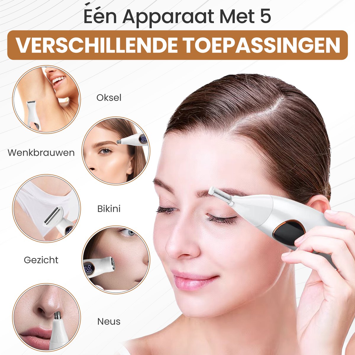 Azorix 8-in-1 Ladyshaver Waterdicht thumbnail 3