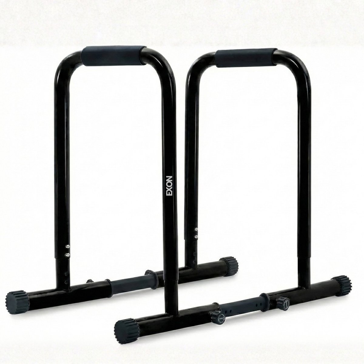 Exon® Dip Bars – Dip Station – Parallettes – Fitness & Calisthenics – Verstelbaar 80-100cm Hoog