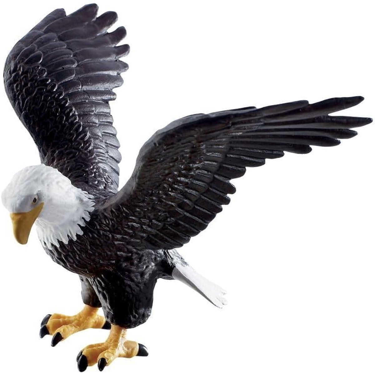 Bullyland 69351 – Speelfiguur en verzamelfiguur Amerikaanse Zeearend – ca. 9 cm – levensecht en detailrijk vormgegeven – ideaal als educatief speelfiguur en klein cadeautje voor kinderen vanaf 3 jaar.