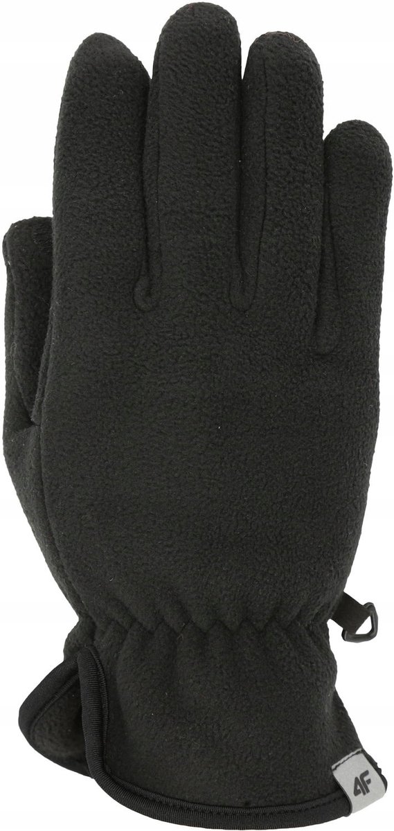 4F Heren Polar Handschoenen met Touchscreen Functie Zwart