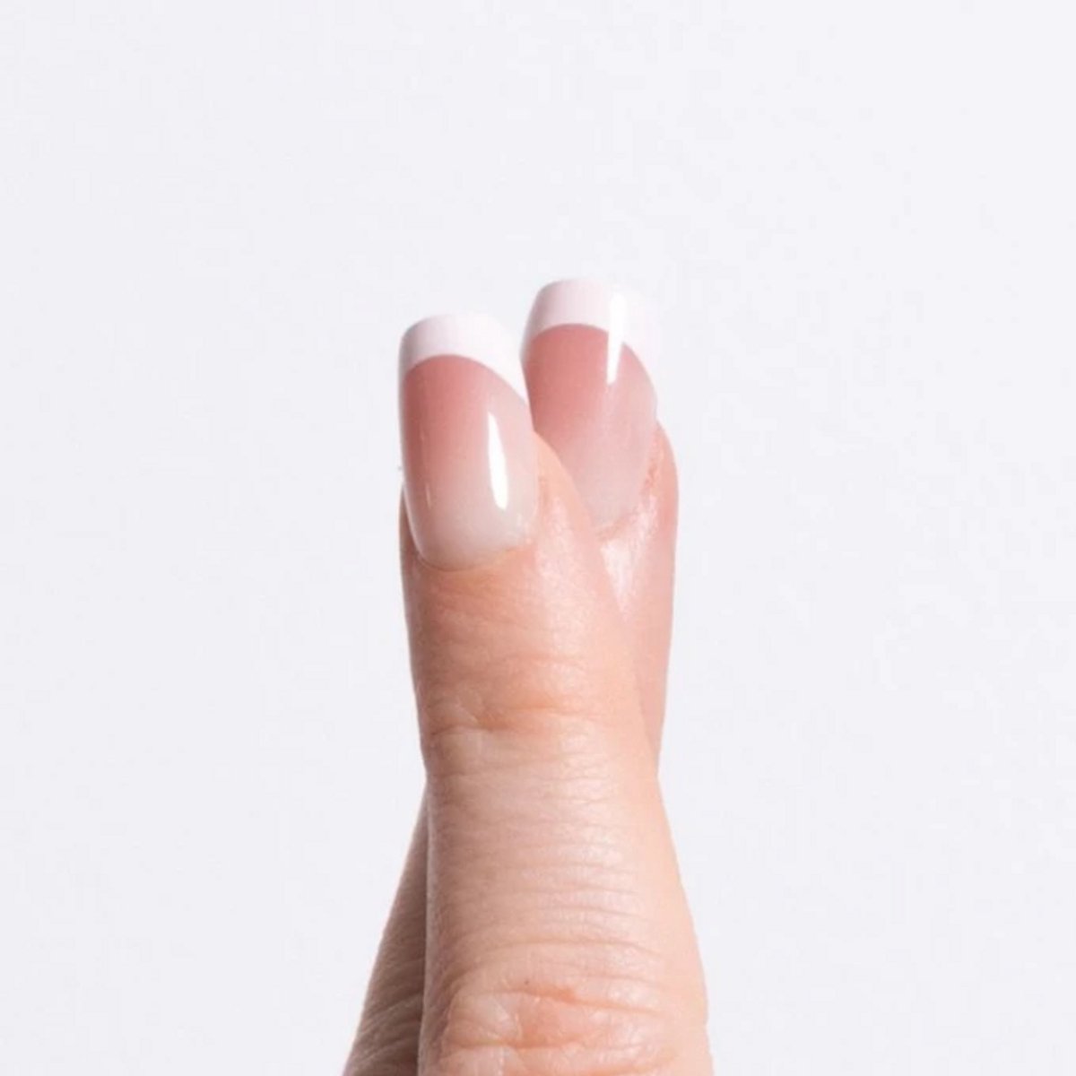 Freaky Nails | Basic? Never. – French Square Press-On Nagels – 32 stuks (16 maten) – Glossy Finish – Herbruikbaar