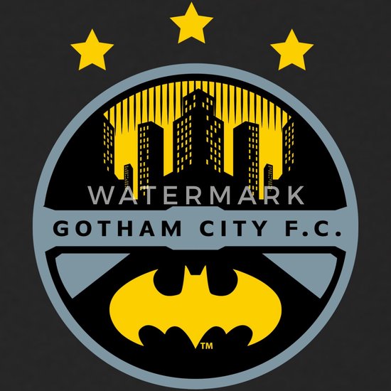 Batman Bruce Wayne Gotham City F.C. Voetbalshirt | bol