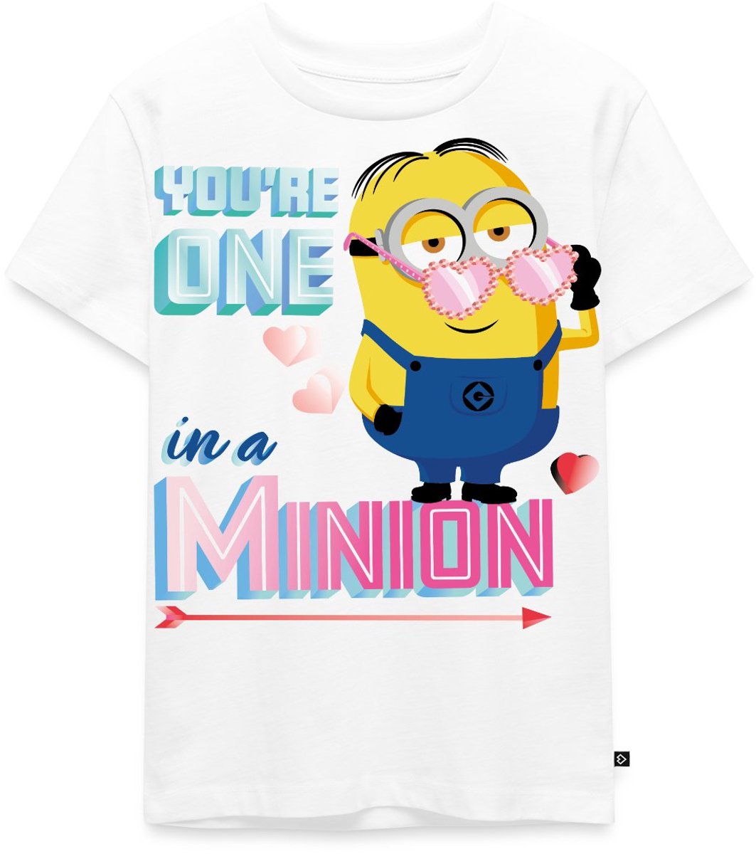 Minions Dave Youre One In A Minion Grappig Ontwerp Premium T Shirt Kinderen