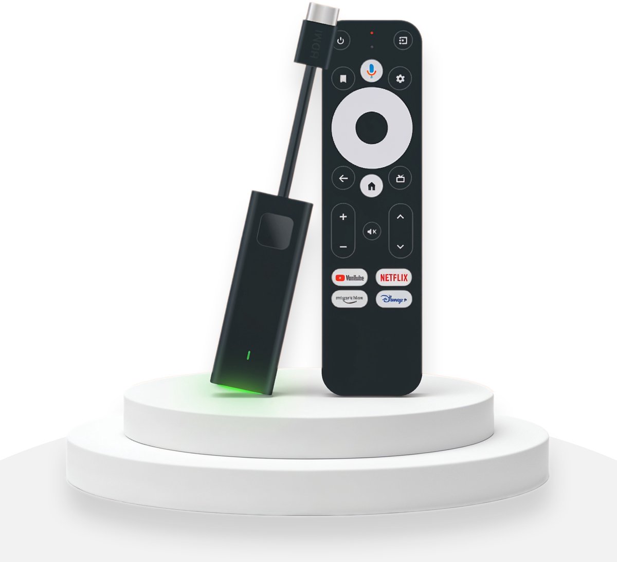 Hozard® Google TV 4K UHD Media Streamer – Gecertificeerd voor YouTube & Chromecast built-in™