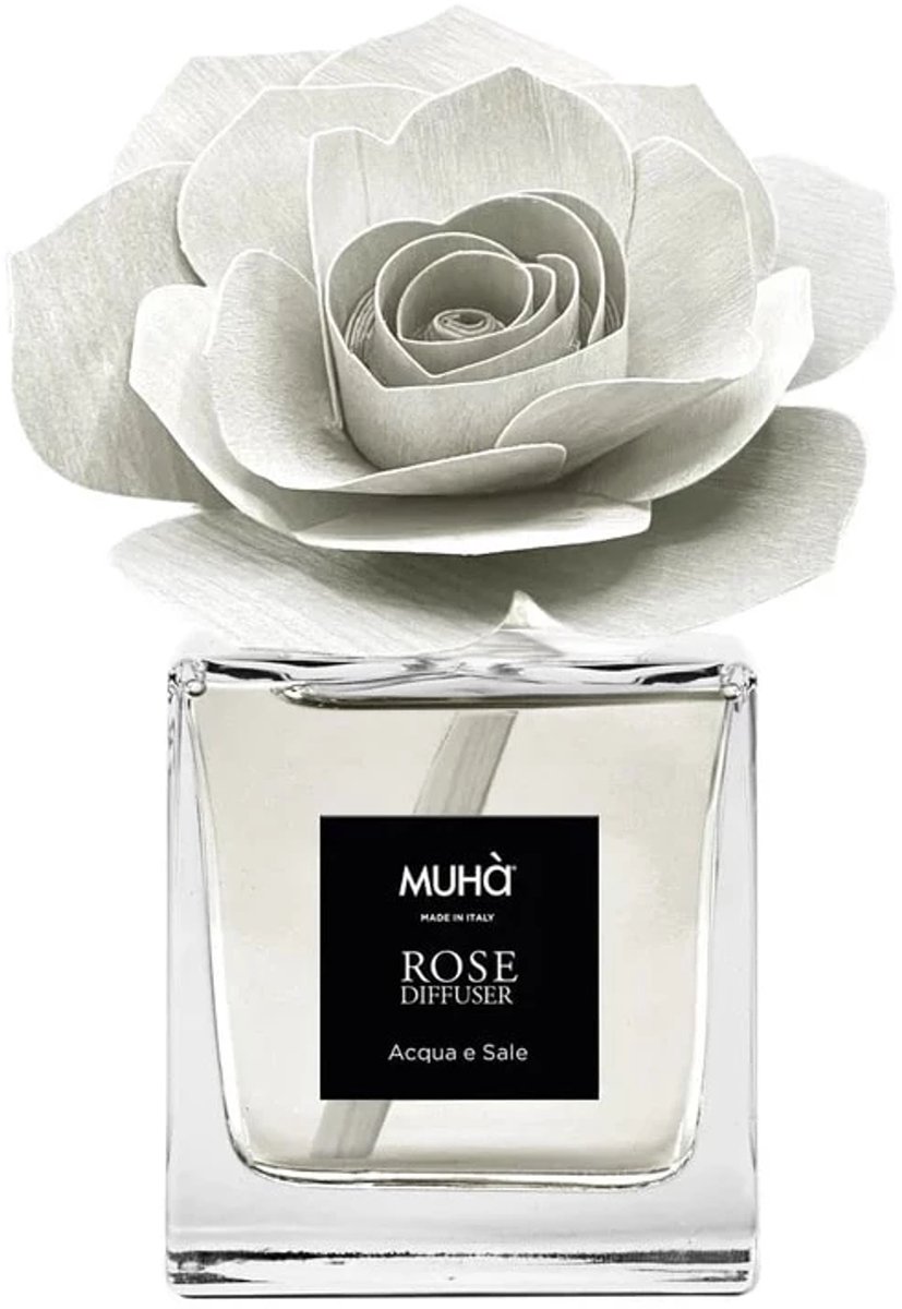 Muhà Rose diffuser 200ml wit - Acqua e sale