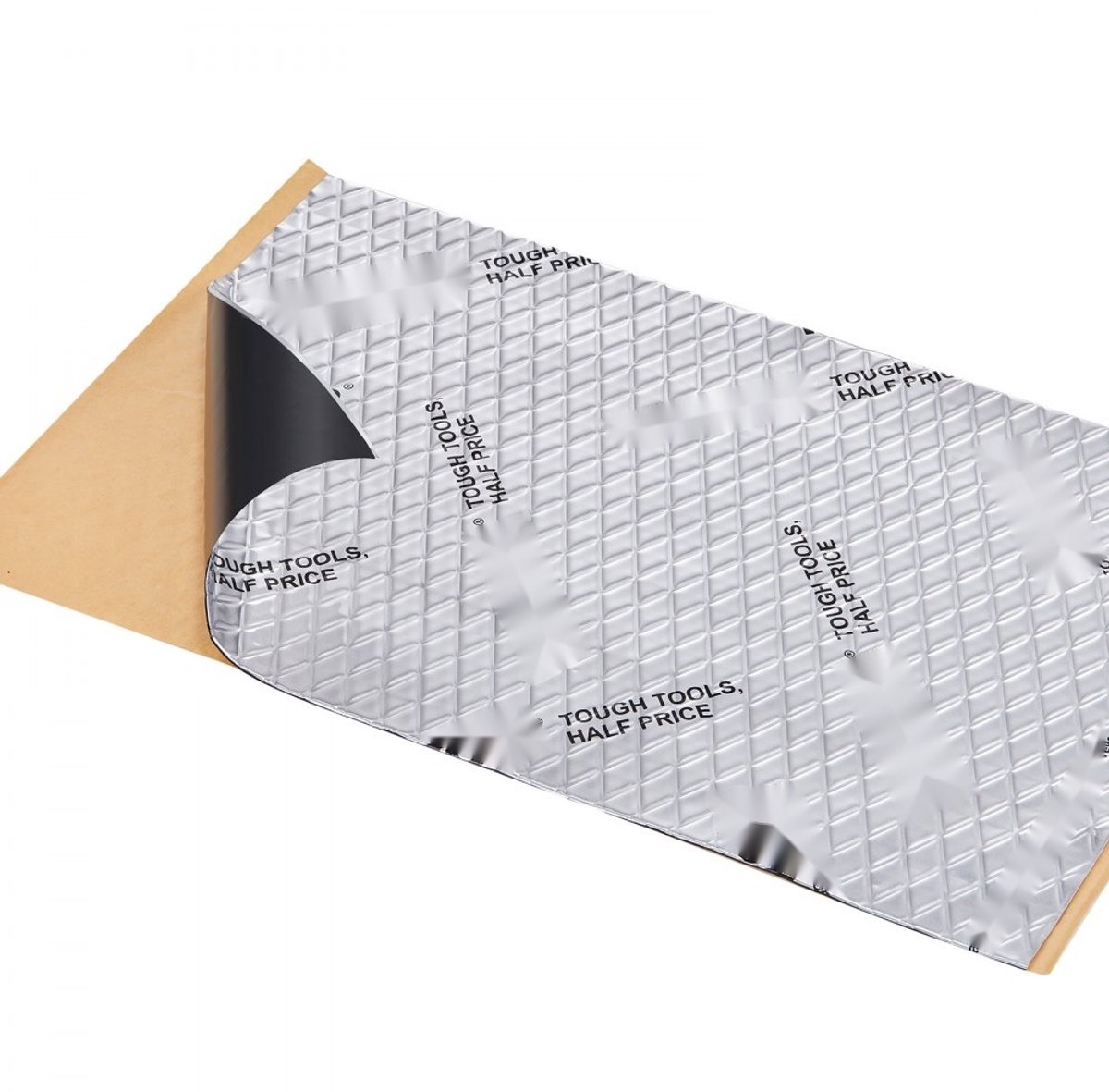 Geluidsdempende isolatiematten voor auto - 34-delige set - Oppervlak 3,3 m² - Afmeting 248,9 x 398,8 mm - Dikte 2 mm - Aluminiumfolie - Hittebestendig