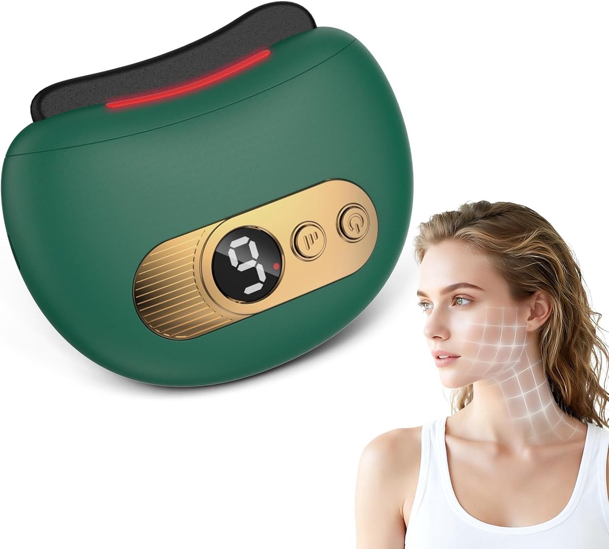Elektrisch Gezichtsmassageapparaat met Radiofrequentie voor Anti-Rimpel Behandeling