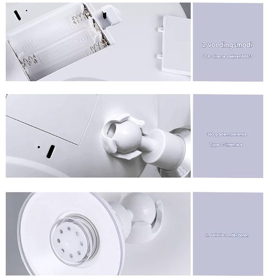 Miroir cosmétique grossissant x 10, éclairage LED, pivotant à 360°, miroir de rasage avec ventouse, miroir grossissant avec 3 piles AAA, pour la maison et les voyages, blanc