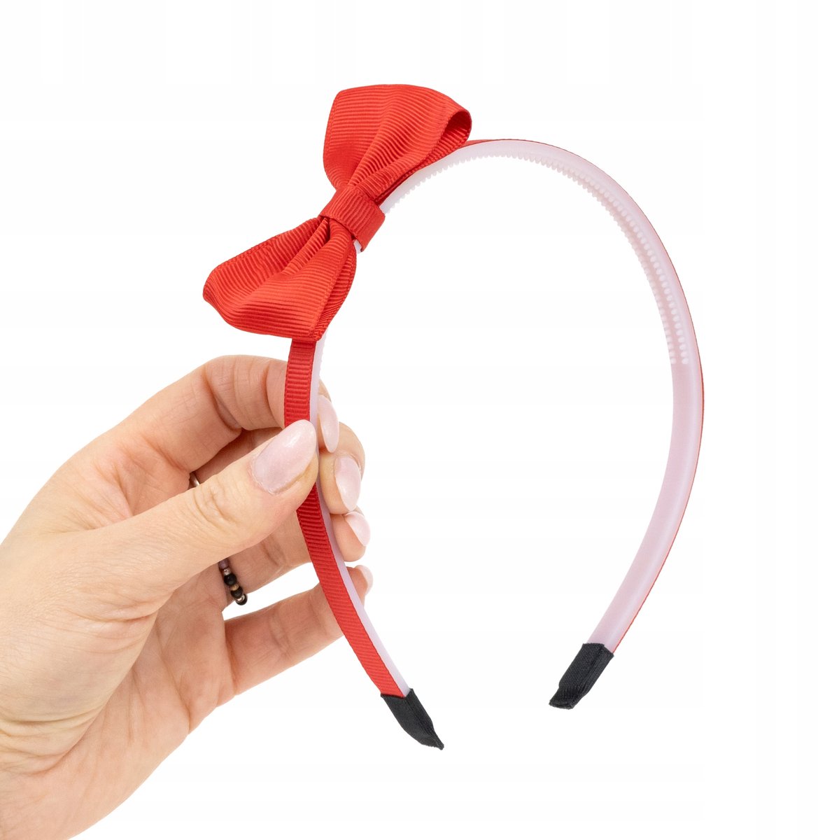 Kleine Engel Rode Haarband met Strik voor Meisje