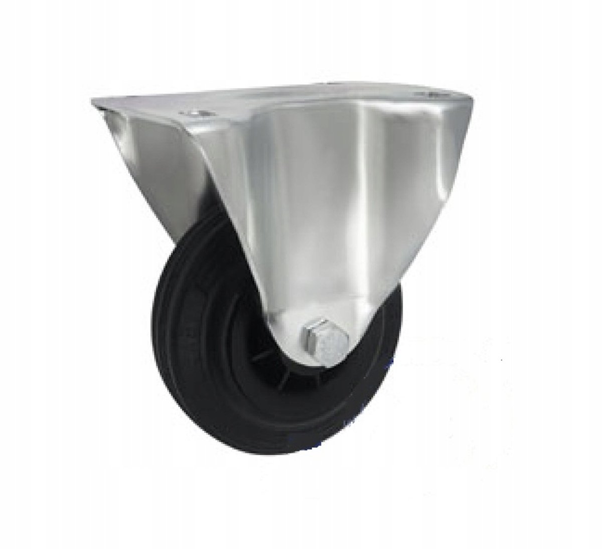 Vast Wiel Rubber 125mm - 70kg Draagvermogen