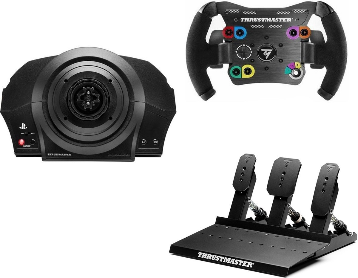 Thrustmaster raceset - T300 Servo Base + Raceline Pedals III + Open Wheel Add On - PC - PS4 - PS5