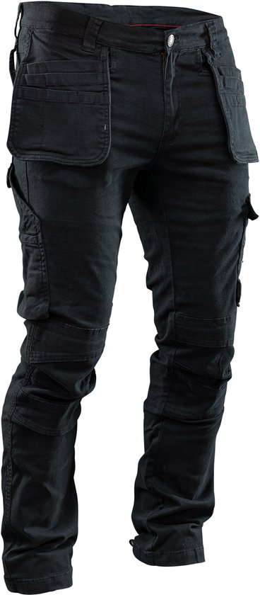 Pantalon de travail (STEVEJEANS) Mendura Denim BLACK