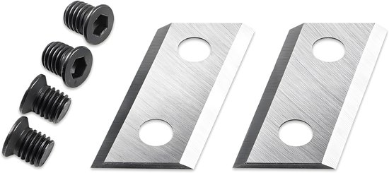 Foto: Ventra elektrische hakselaar reservemes vervangingsmes messen set van 2 messen