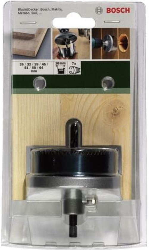 Set de scies-cloches, 7 pcs Bosch Accessories 2609255635 7 pièces 1 set