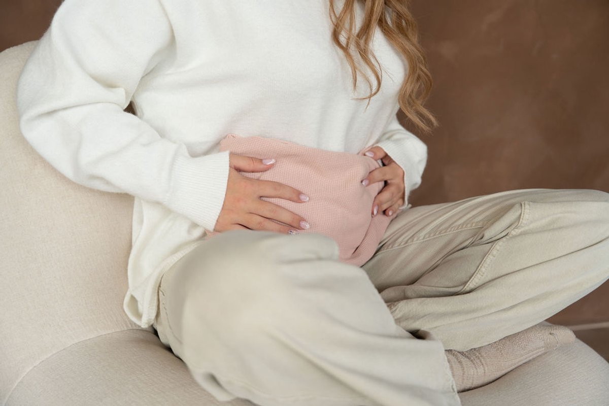 Janneke’s Warmtesjaal® - Warmtekussen bij Menstruatiepijn – Lijnzaad – Magnetron – Natuurlijk alternatief kruik – Buikpijn Verlichting – Roze