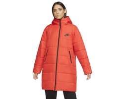 Nike NSW Thermore - Jas - Maat S - Rood - Sportswear - Lifestyle - Dames Jas voor Vrouwen
