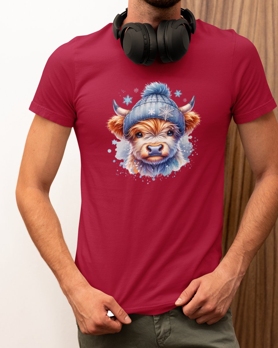 Snowy Highlander Kerst - Kerst T-shirt Rood - Grappig T-shirt - Maat XL - Kerst Cadeau Mannen - Limited Edition