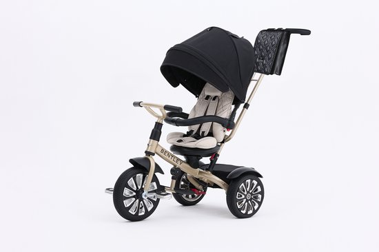 Bentley Trike 6-in-1 Driewieler en Buggy - White Satin