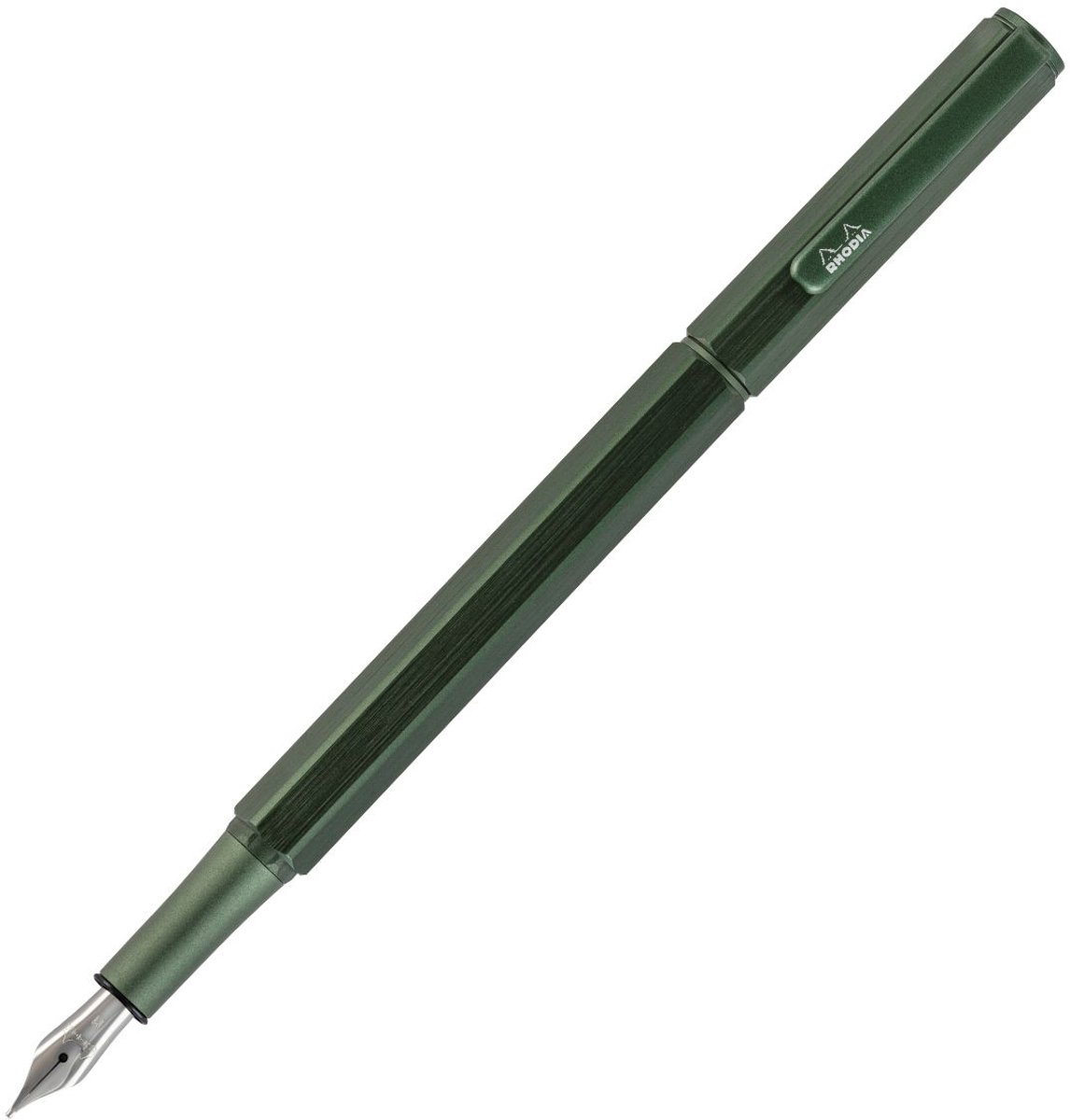 Rhodia scRipt vulpen - F - Incl. converter - Salie groen