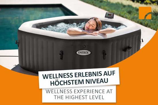 PureSpa Deluxe Bubble Whirlpool 201 x 71 cm voor 4 Personen - PureSpa - €1.560,00