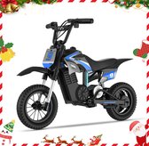 RCB 36V Elektrische Kindermotor (4-8 jaar) - Cross Bike Off-road met 3 Versnellingen (10/15/25 km/u) - Accuvoertuig - Blauw