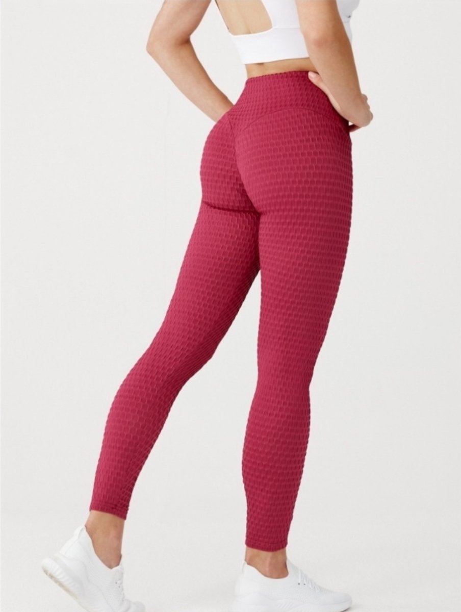 IMPULSE Anti-Cellulitis Legging voor Dames maat XL rood fitness crossfit gym training