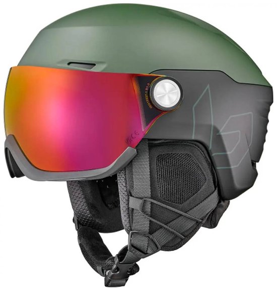 Bollé V-Ryft Pure Skihelm Met Photochromic Vizier M - Groen