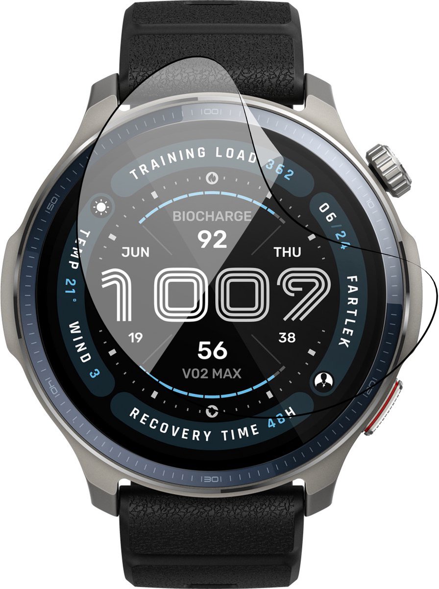Screenprotector geschikt voor Amazfit Balance 2 - 1x FlexGuard Screen Protector