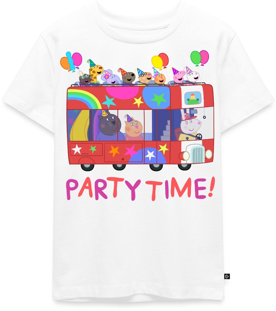 Peppa Pig Design Party Time Met Peppa Premium T Shirt Kinderen
