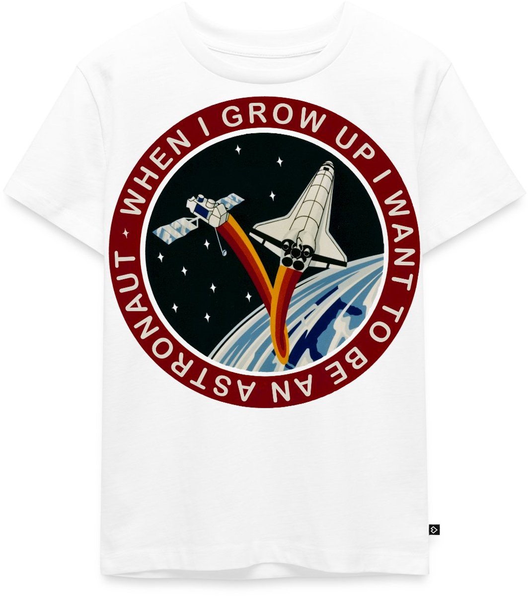 NASA When I grow Up I Want to Be An Astronaut Premium T Shirt Kinderen