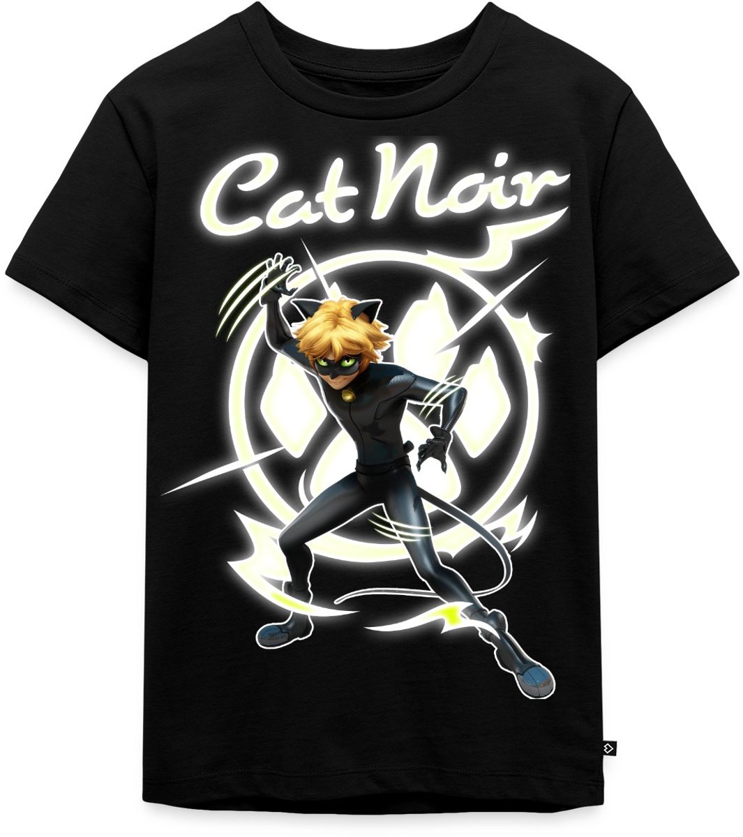 Miraculous Cat Noir Adrien Superheld Premium T Shirt Kinderen