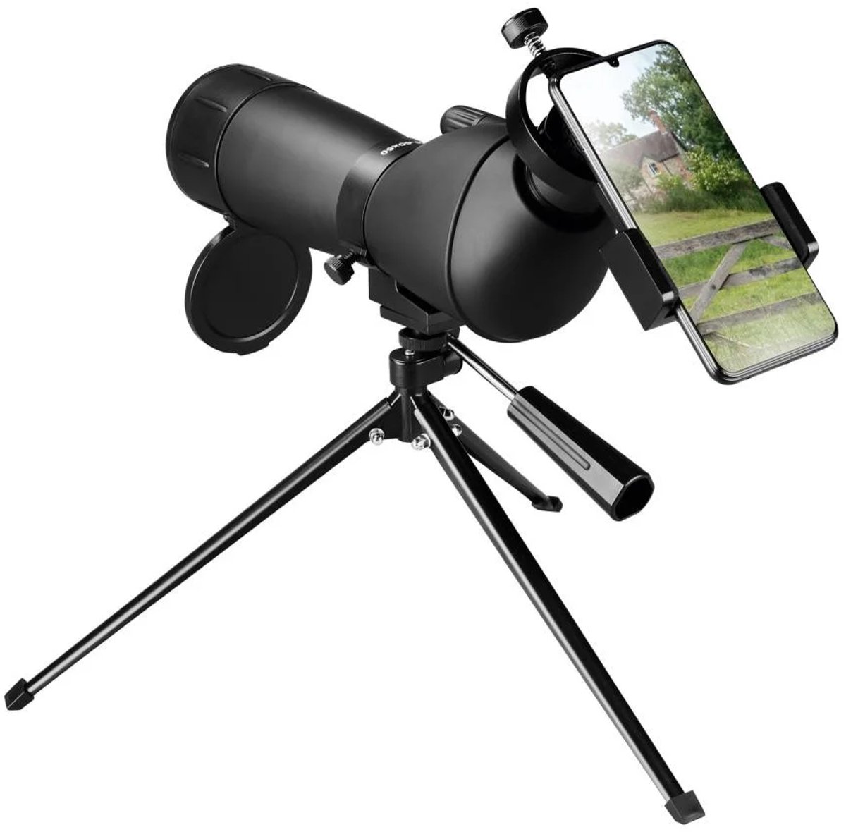 AURIOL Telescoop 20–60 x 60 - Voor het maken van foto's of video's - Met gsm-houder - Ook geschikt voor brildragers