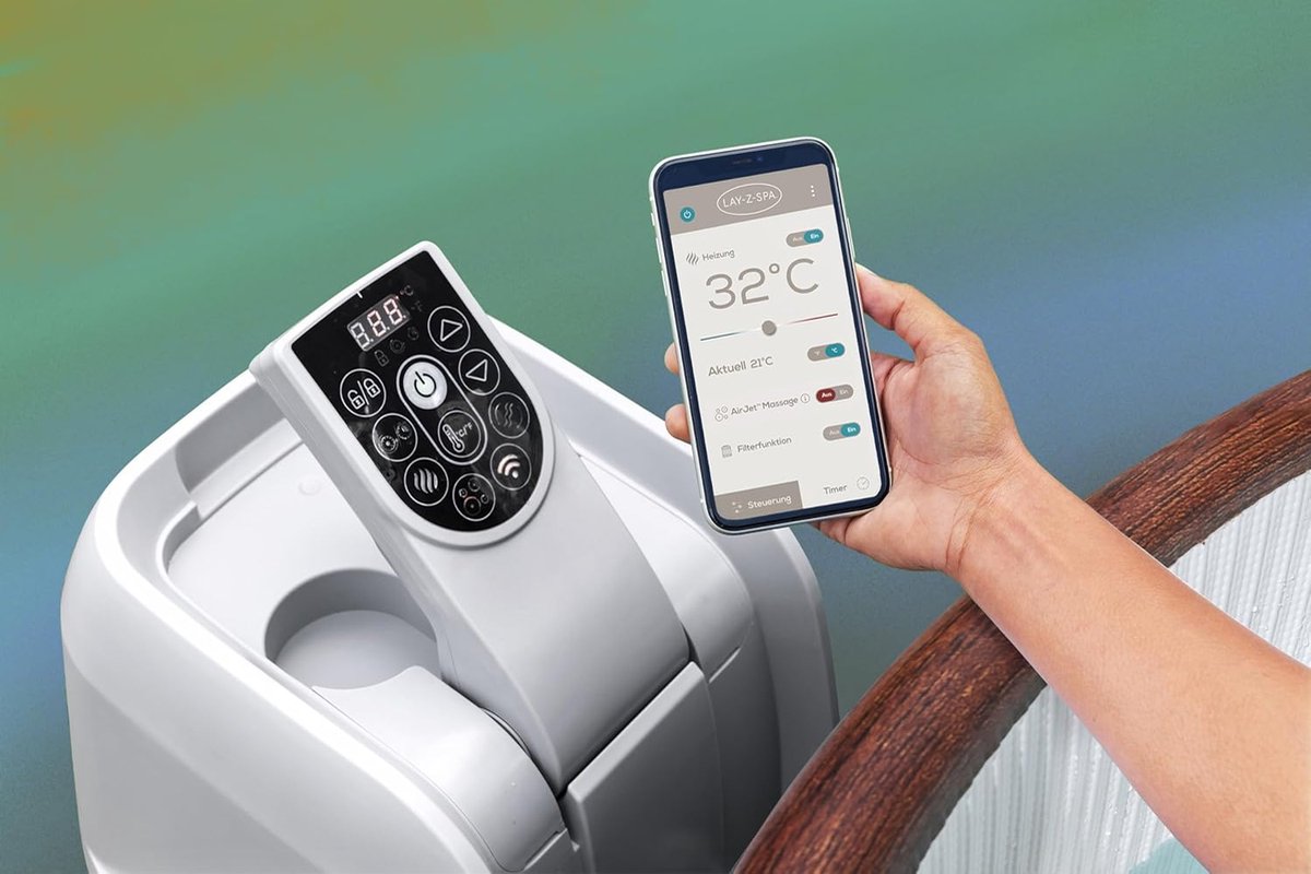 Helsinki WiFi FortiFiber Spa (Ø 180x66 cm) voor Max. 7 - afbeelding 2