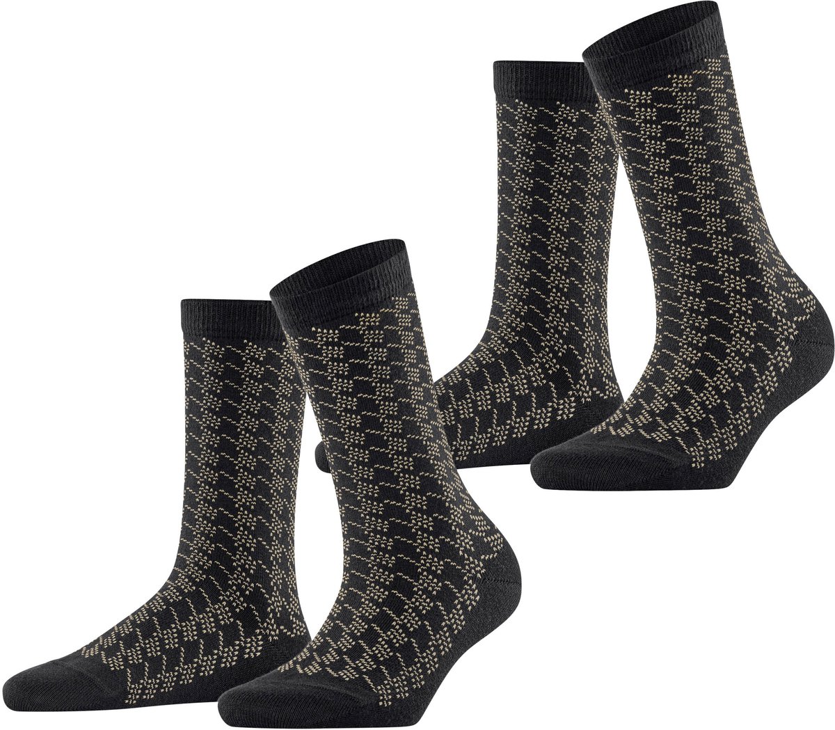 Esprit Sokken Pepita Pattern 2-Pack