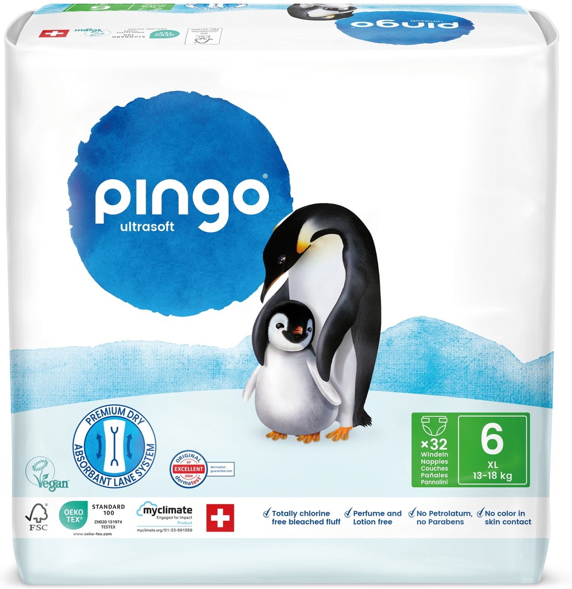 Pingo Ecologische Luiers Maat 6