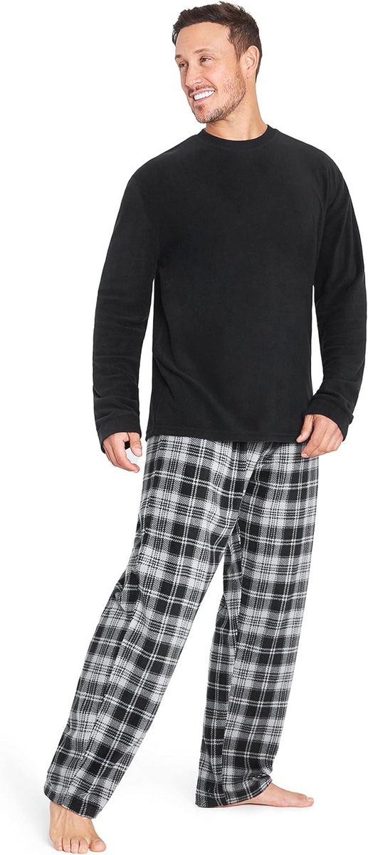 Herenpyjama Set XL - Superzachte Fleece Loungewear