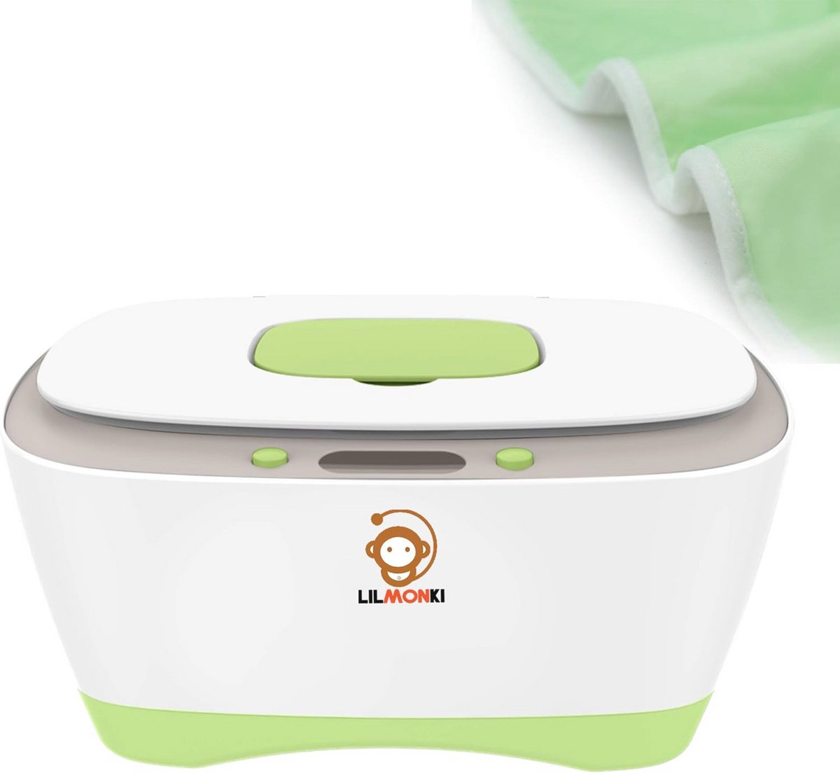 Warmteapparaat en Dispenser voor Babydoekjes - BPA-vrij - Inclusief Verschoonkussen