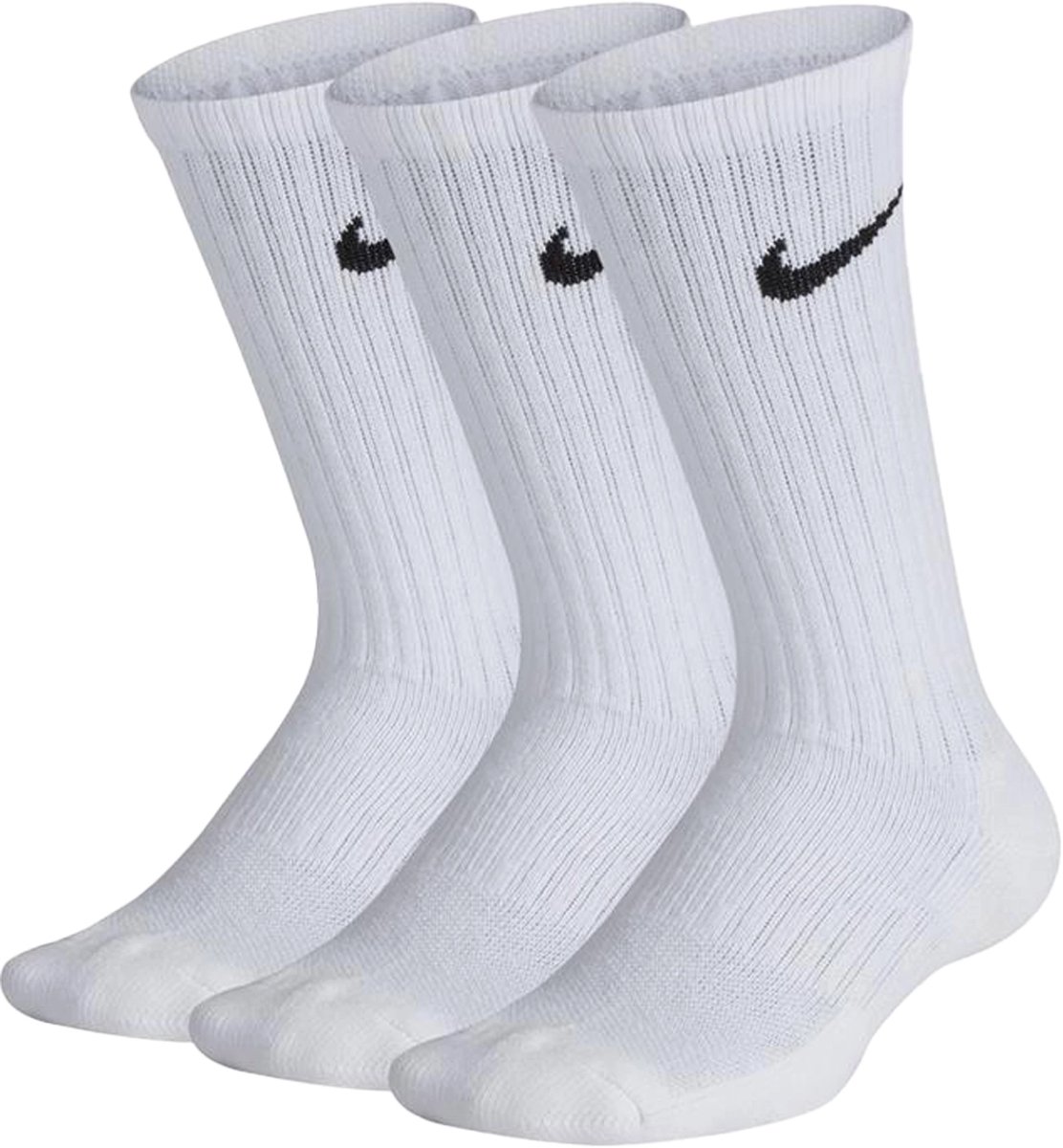 Nike - Everyday Cushioned Crew - 3-Pack Sokken - 38 - 42 - Wit — cadeau in Cadeau-ideeën - foto 4