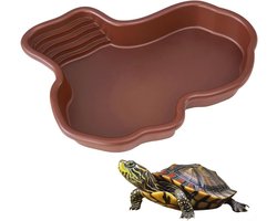 Voederstation voor reptielen - Antislip Badkuip en Drinkbak voor Schildpadden, Hagedissen en Gekko's