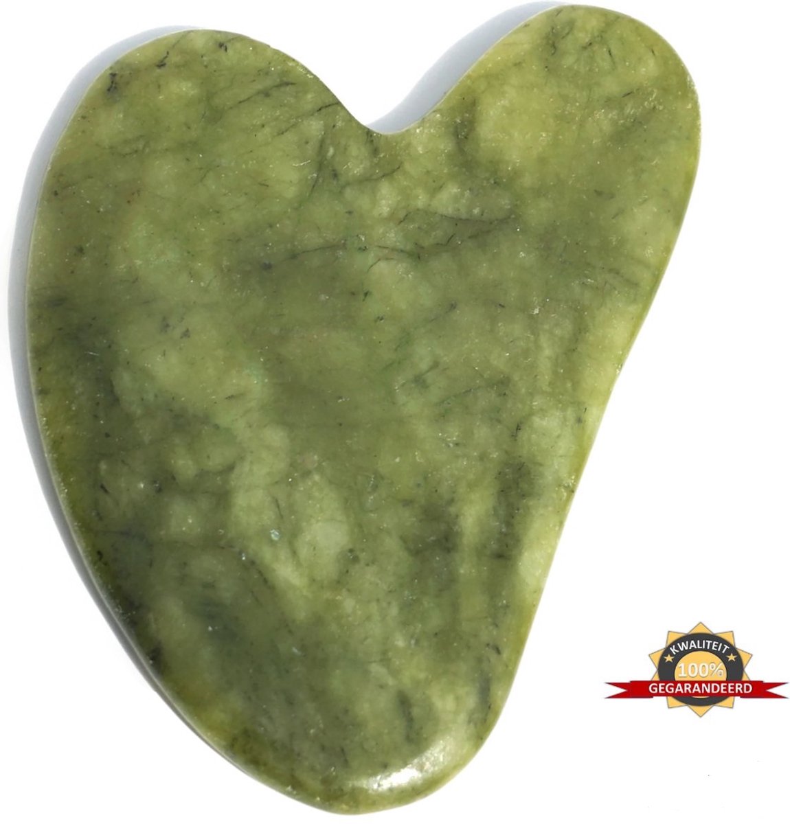 Vevilon Pure Jade Gua Sha – Schraper - Massagehulpmiddel – Gezichtsmassage – Massage – Jade Roller - Face Roller – Ontspanning