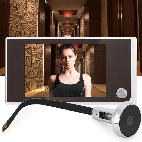 3.5" LCD Door Electronic Peephole Camera - 120 Degree Digital Doorbell - Low Power Door Viewer — afbeelding 5