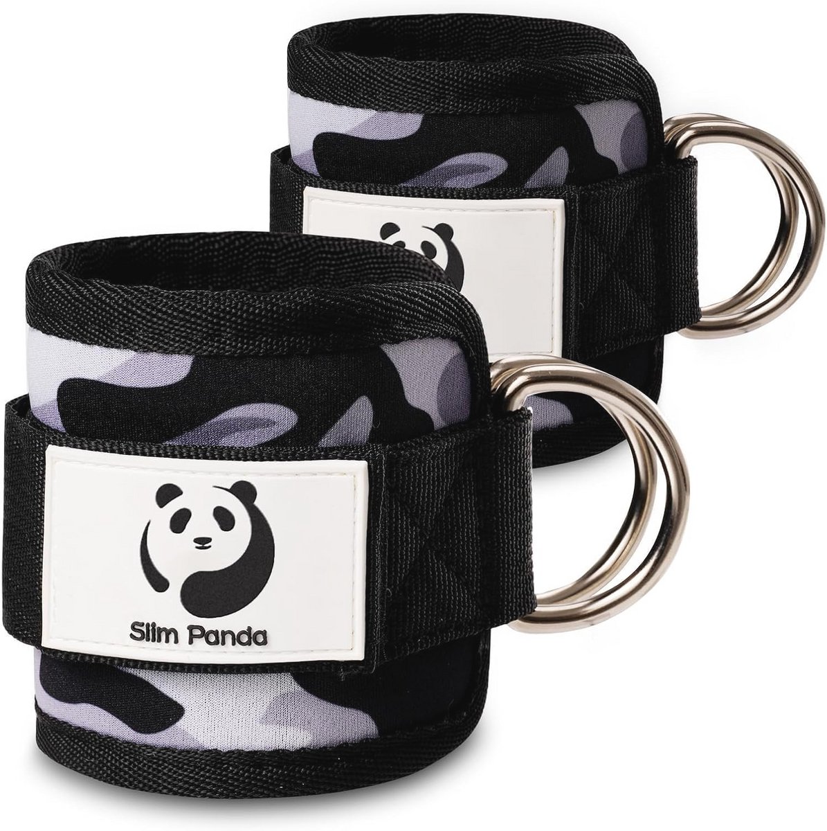 Verstelbare fitness enkelbandjes met D-ringen en neoprene steun