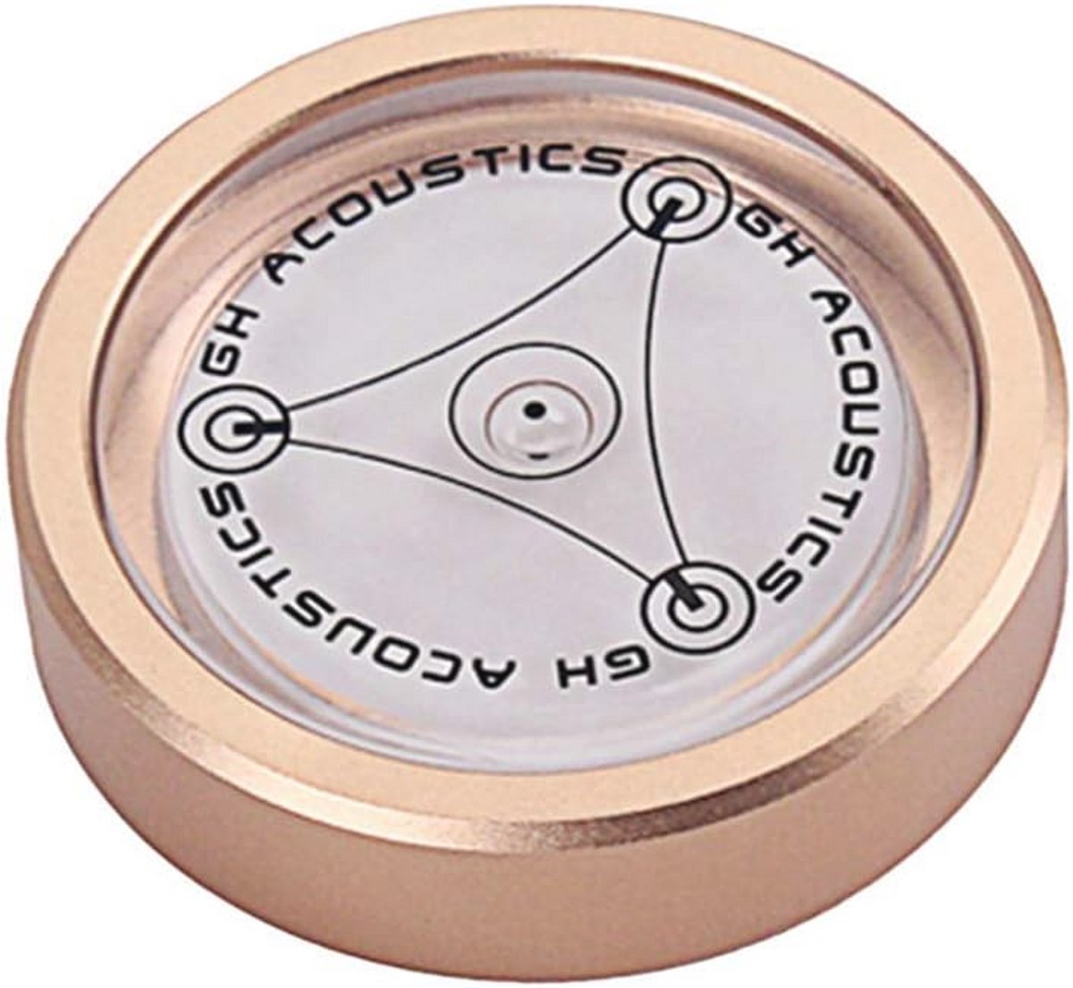 LP Disc Stabilizer voor Platenspelers - Gouden Stabiliteitsaccessoire voor Verbeterde Geluidskwaliteit