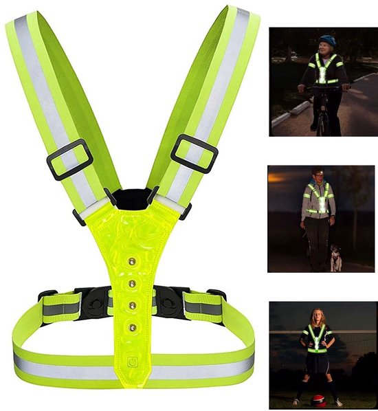 Goedkope Reflecterend hardloopvest - Hardlopen - Led Vest - Hardloopaccesoire
