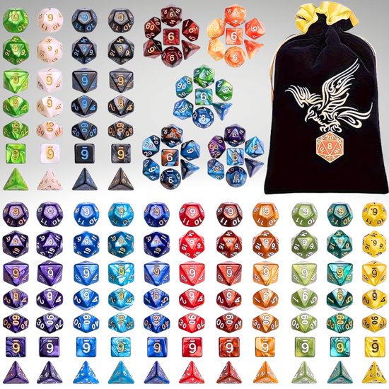 FONVGOGO Dados LED, dados DND iluinados, recargables, interitentes, juego de dados D&D