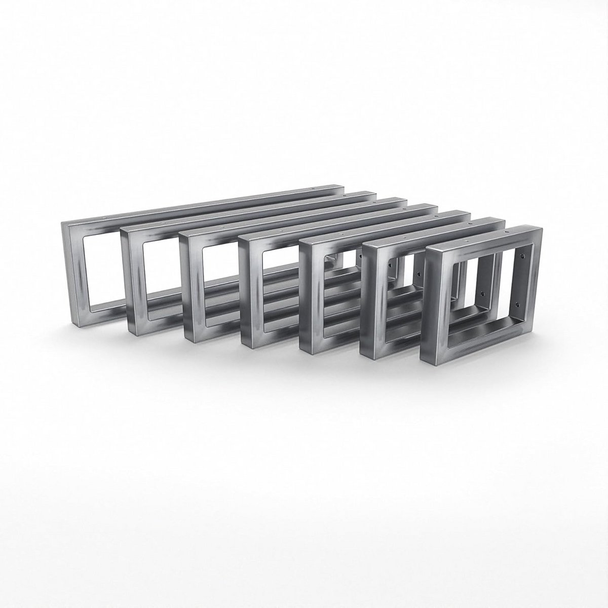 Wastafelhouder 15 cm hoog - Heavy Duty Drager met Wandconsole | Set van 2 | Zwart | 30 cm